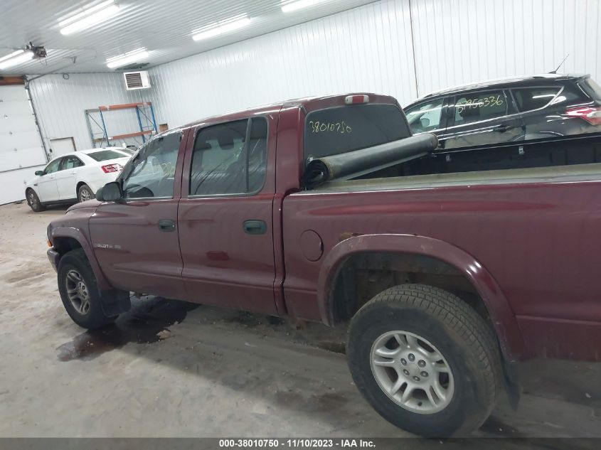 1B7HG48N82S634024 2002 Dodge Dakota Slt