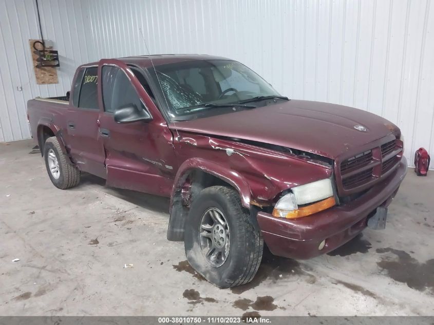 2002 Dodge Dakota Slt VIN: 1B7HG48N82S634024 Lot: 38010750