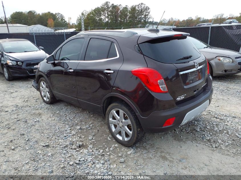 2016 Buick Encore Leather VIN: KL4CJCSB7GB569592 Lot: 38010805