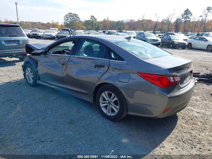 2014 Hyundai Sonata Gls VIN: 5NPEB4AC5EH877917 Lot: 38010891