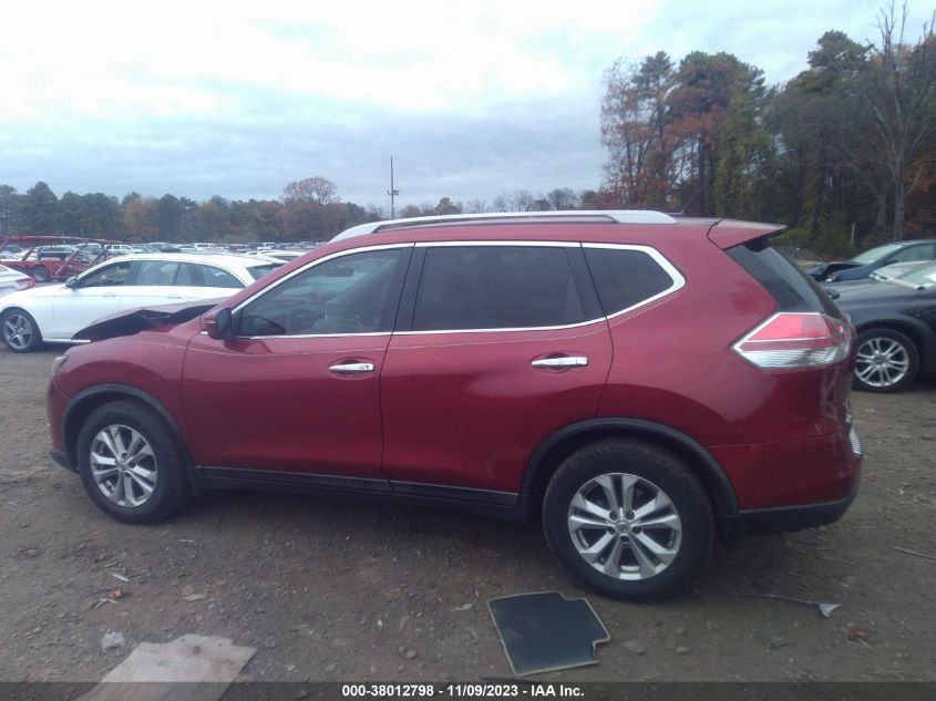 2014 Nissan Rogue Sv VIN: 5N1AT2MT9EC764376 Lot: 38012798