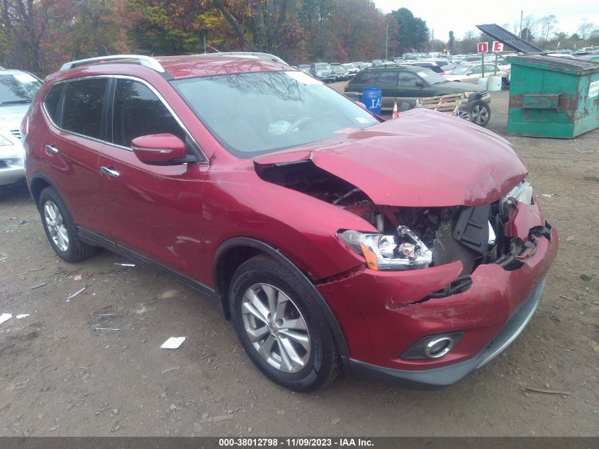 2014 Nissan Rogue Sv VIN: 5N1AT2MT9EC764376 Lot: 38012798