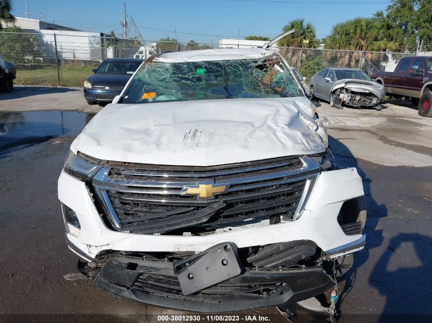 2022 Chevrolet Traverse Fwd Lt Leather VIN: 1GNERHKW2NJ108124 Lot: 38012930