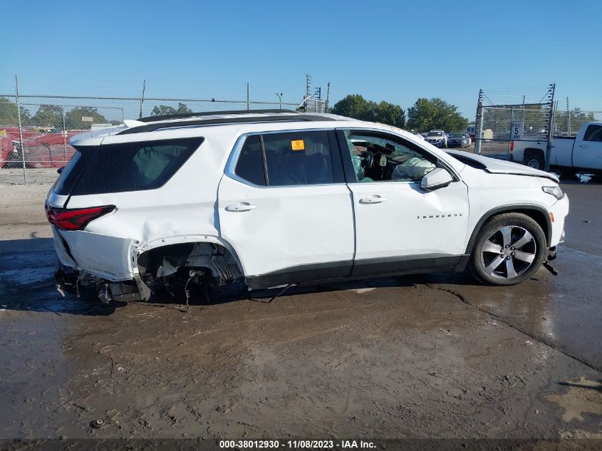 2022 Chevrolet Traverse Fwd Lt Leather VIN: 1GNERHKW2NJ108124 Lot: 38012930