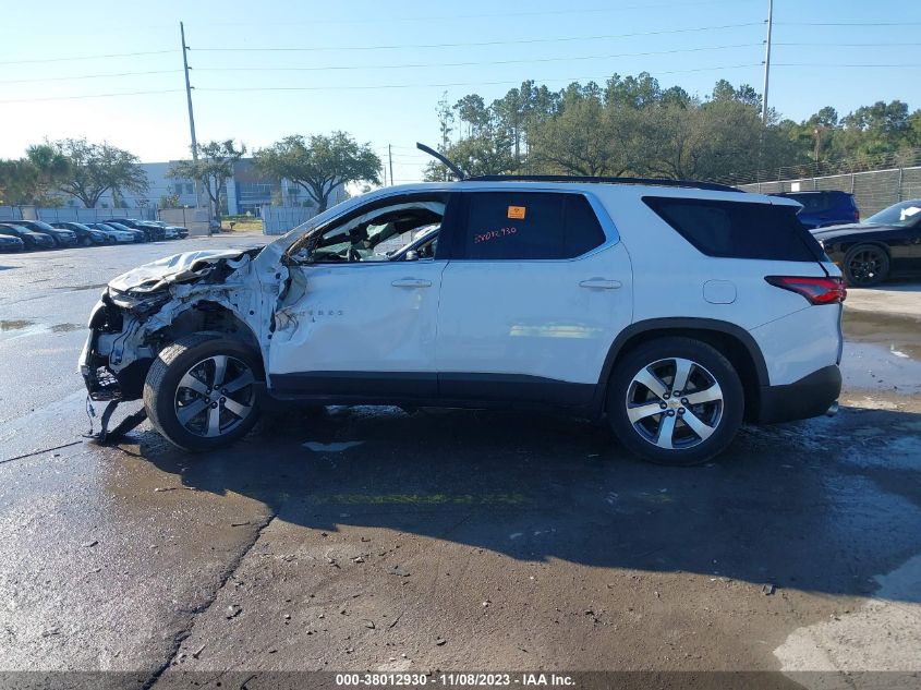 2022 Chevrolet Traverse Fwd Lt Leather VIN: 1GNERHKW2NJ108124 Lot: 38012930