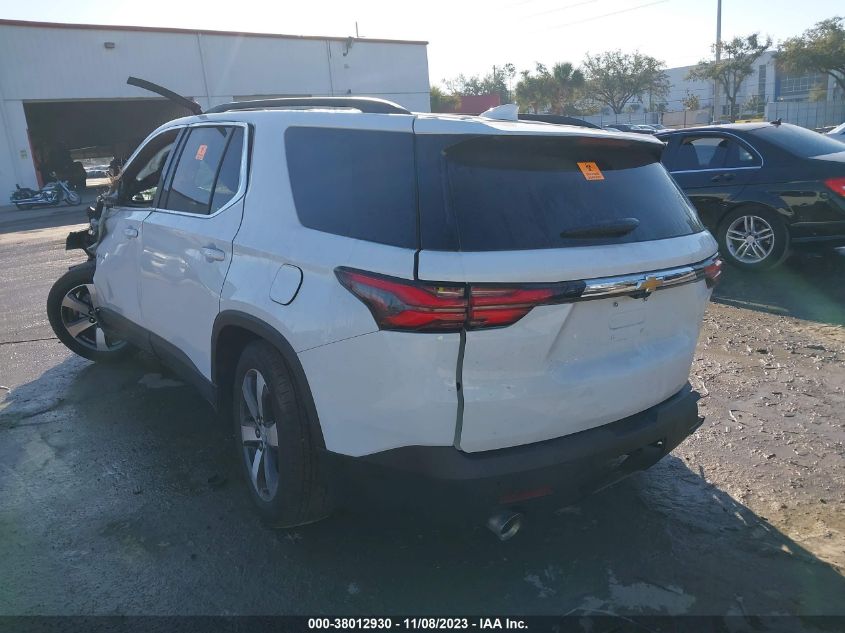 2022 Chevrolet Traverse Fwd Lt Leather VIN: 1GNERHKW2NJ108124 Lot: 38012930