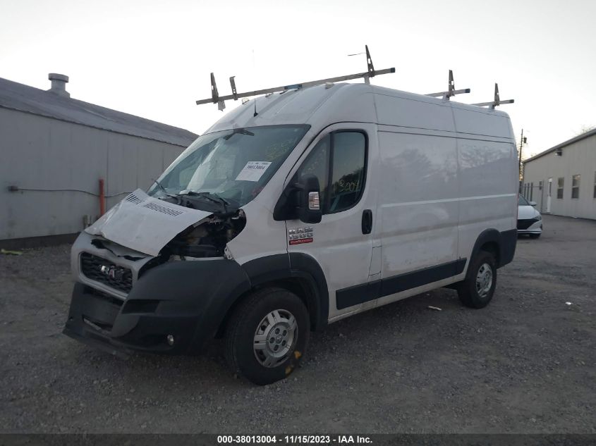 2021 Ram Promaster 1500 136" Wb VIN: 3C6LRVBG0ME512291 Lot: 38013004