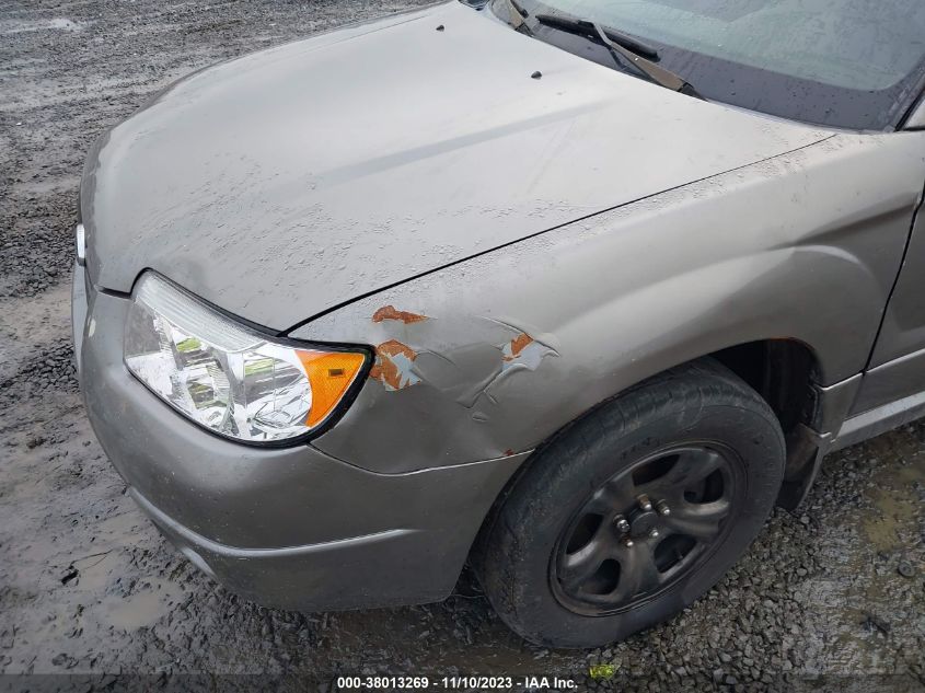 2006 Subaru Forester 2.5 X VIN: JF1SG63616H739725 Lot: 38013269