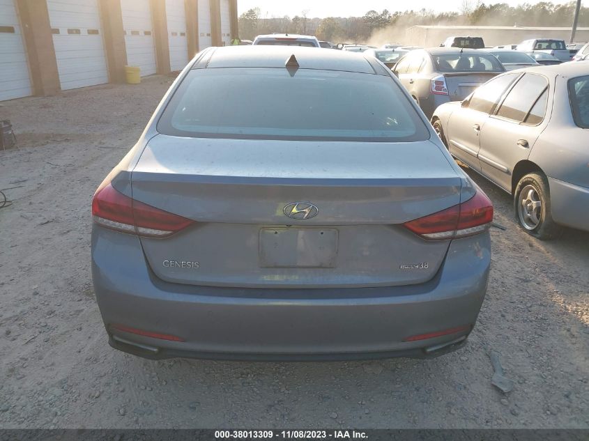 2016 Hyundai Genesis 3.8 VIN: KMHGN4JE3GU133450 Lot: 38013309