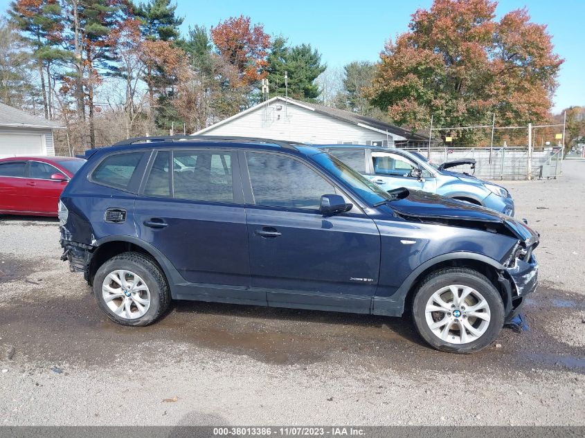 2009 BMW X3 xDrive30I VIN: WBXPC93449WJ29381 Lot: 38013386