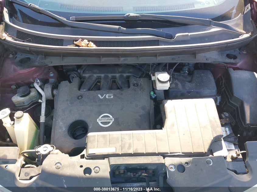 2012 Nissan Murano Sl VIN: JN8AZ1MW8CW200984 Lot: 38013675