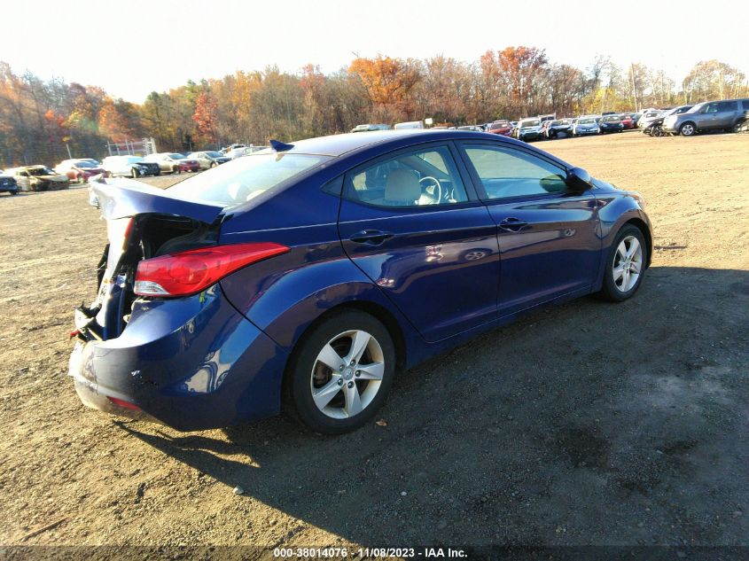 2013 Hyundai Elantra Gls VIN: 5NPDH4AE8DH352862 Lot: 38014076