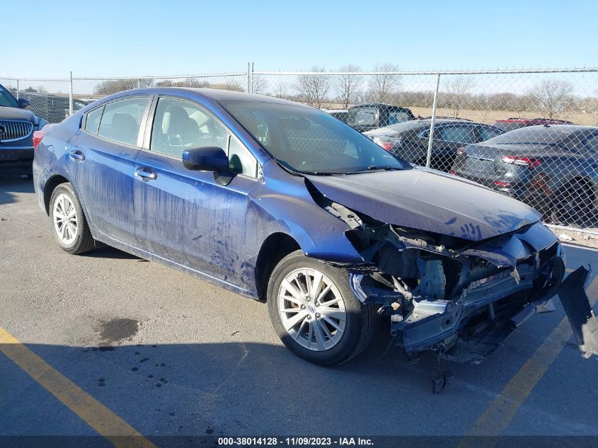 2018 Subaru Impreza 2.0I Premium VIN: 4S3GKAB66J3621887 Lot: 38014128