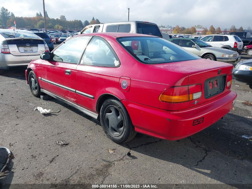 1997 Honda Civic Hx VIN: 1HGEJ7129VL103047 Lot: 38014155