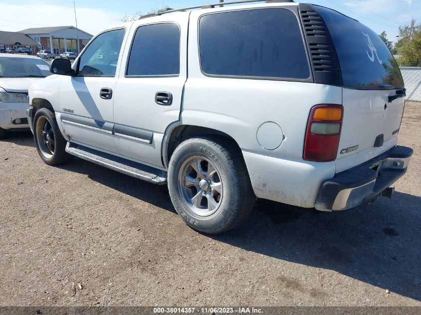 2001 Chevrolet Tahoe Ls VIN: 1GNEK13T21J102608 Lot: 38014357