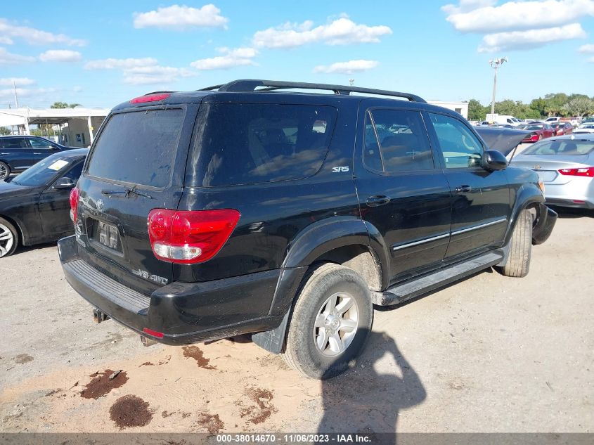 2006 Toyota Sequoia Sr5 VIN: 5TDBT44A26S276194 Lot: 38014670