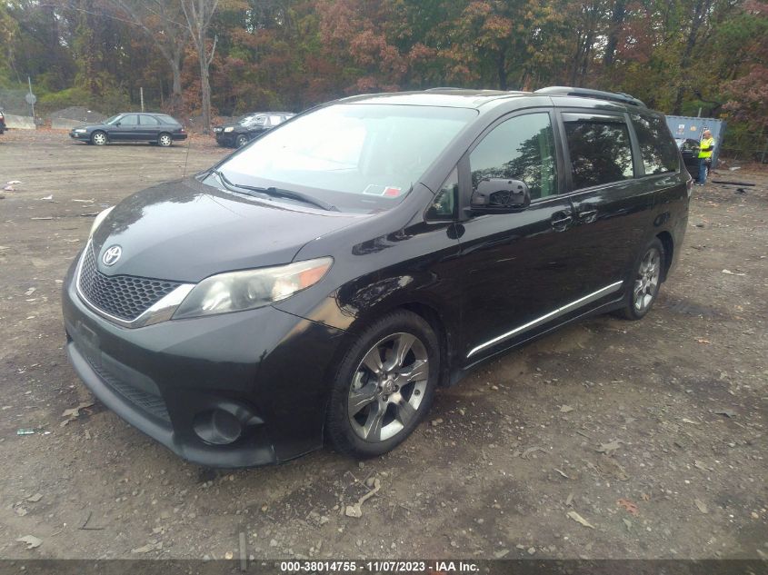 2011 Toyota Sienna Se VIN: 5TDXK3DC7BS097180 Lot: 38014755