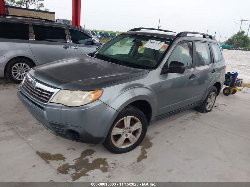 2010 Subaru Forester 2.5X VIN: JF2SH6BC6AH799847 Lot: 38015003