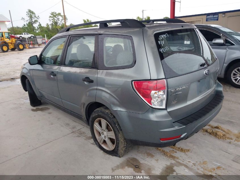 2010 Subaru Forester 2.5X VIN: JF2SH6BC6AH799847 Lot: 38015003