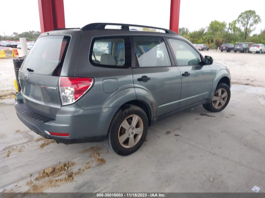 2010 Subaru Forester 2.5X VIN: JF2SH6BC6AH799847 Lot: 38015003