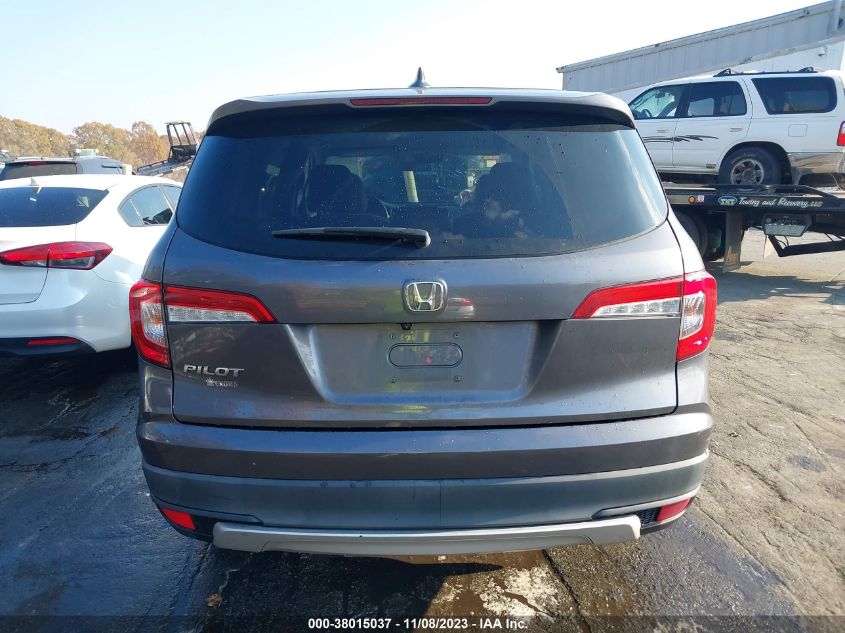 2020 Honda Pilot 2Wd Ex VIN: 5FNYF5H39LB019021 Lot: 38015037