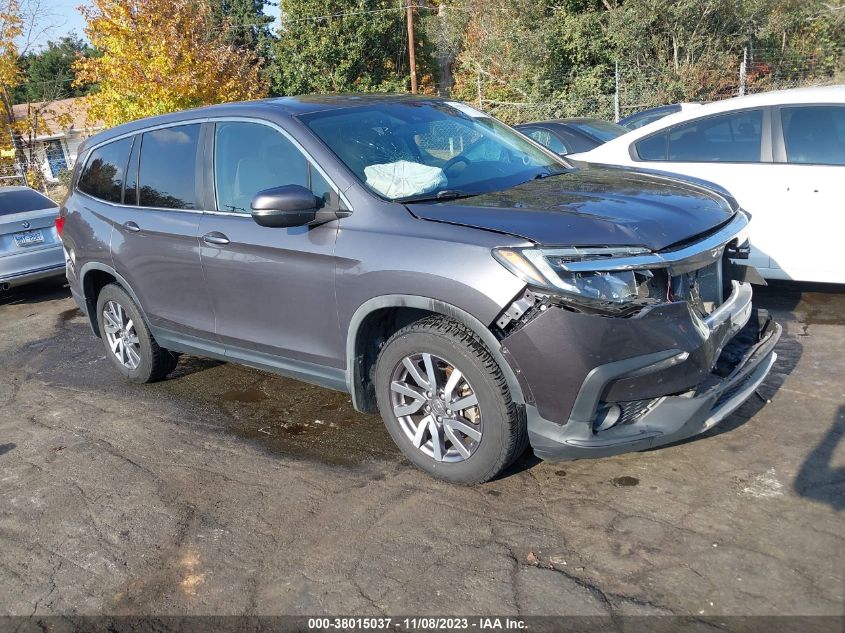 2020 Honda Pilot 2Wd Ex VIN: 5FNYF5H39LB019021 Lot: 38015037