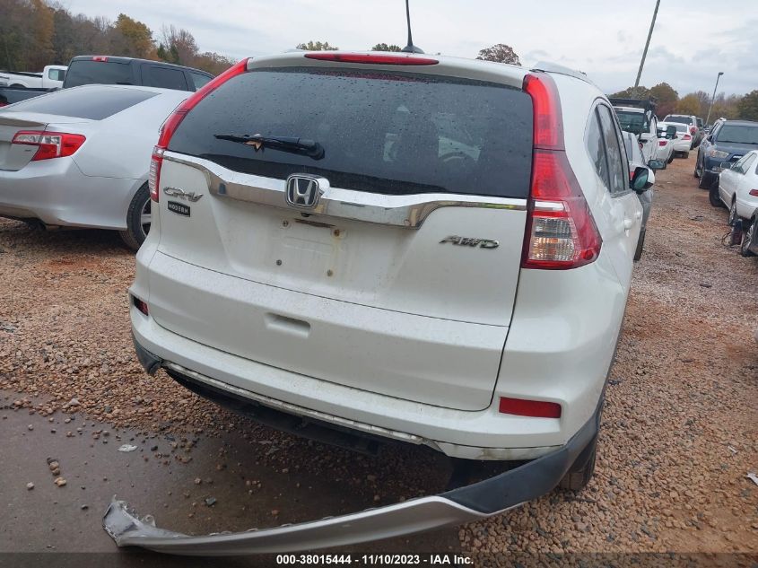 2015 Honda Cr-V Ex-L VIN: 5J6RM4H76FL133822 Lot: 38015444