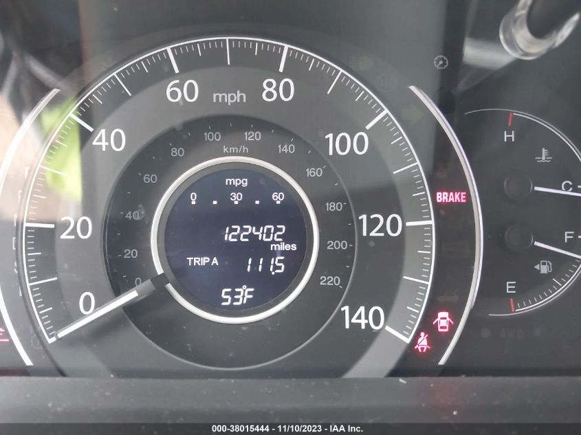 2015 Honda Cr-V Ex-L VIN: 5J6RM4H76FL133822 Lot: 38015444