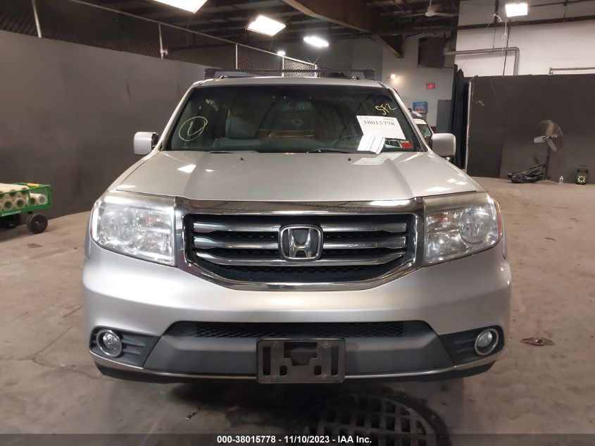 2012 Honda Pilot Ex-L VIN: 5FNYF4H55CB082256 Lot: 38015778
