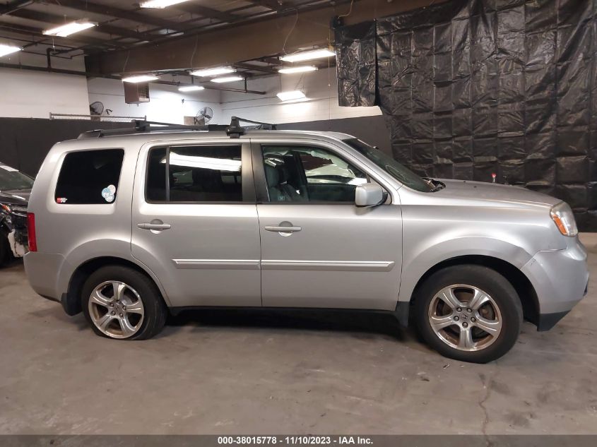 2012 Honda Pilot Ex-L VIN: 5FNYF4H55CB082256 Lot: 38015778