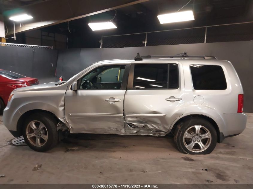 2012 Honda Pilot Ex-L VIN: 5FNYF4H55CB082256 Lot: 38015778