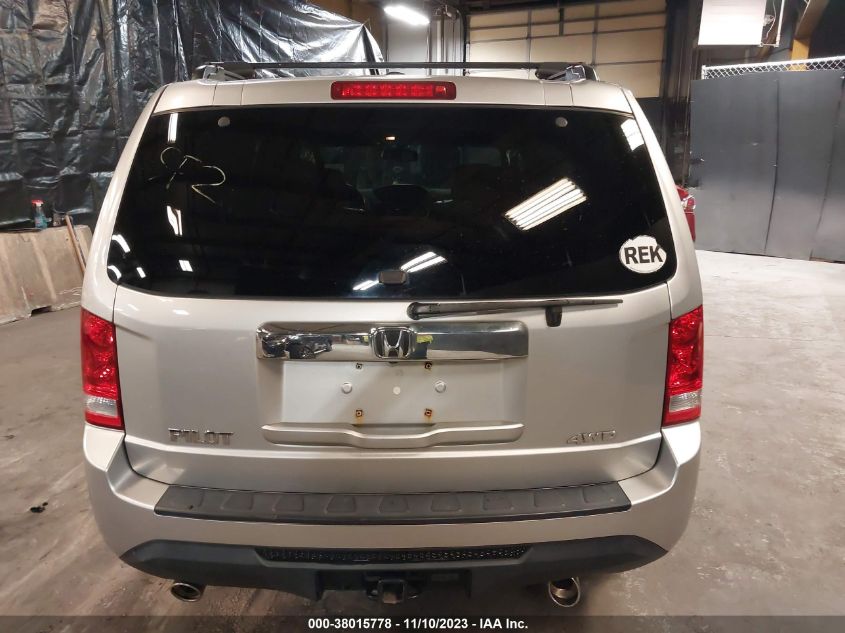 2012 Honda Pilot Ex-L VIN: 5FNYF4H55CB082256 Lot: 38015778