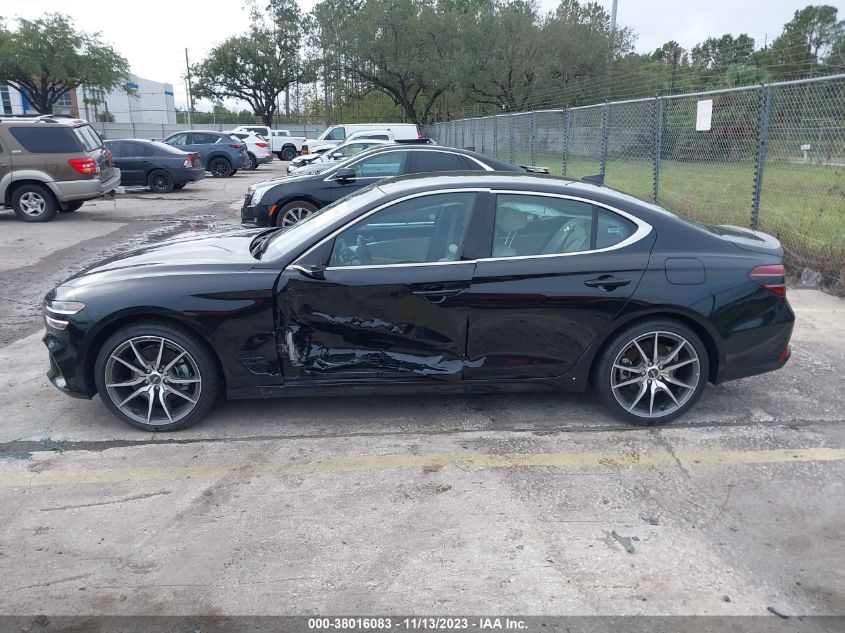 2023 Genesis G70 2.0T Awd VIN: KMTG34TA9PU127027 Lot: 38016083