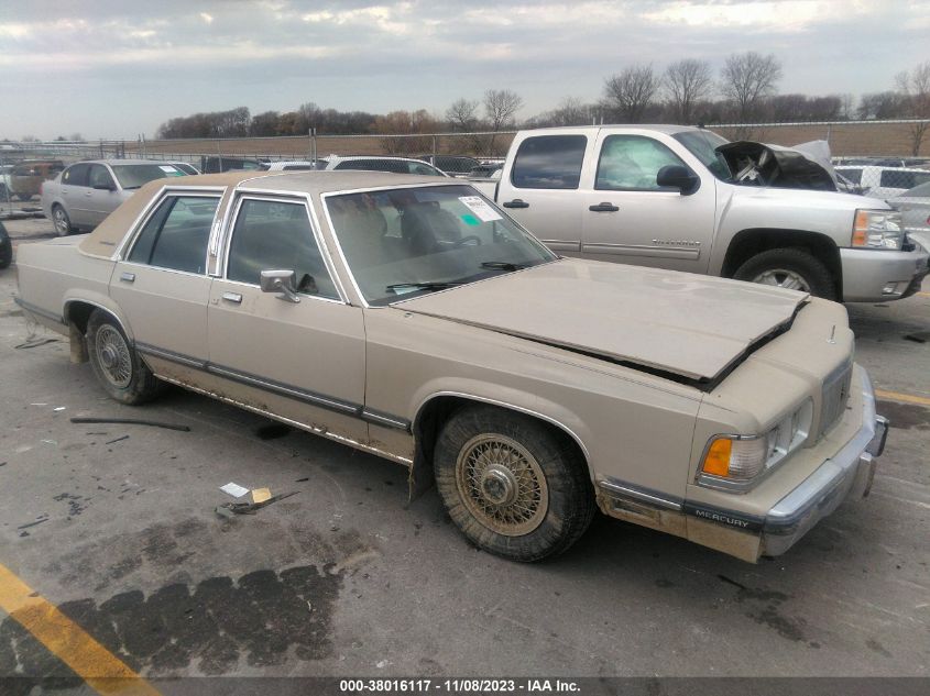 1988 Mercury Grand Marquis Ls VIN: 2MEBM75F8JX701762 Lot: 38016117