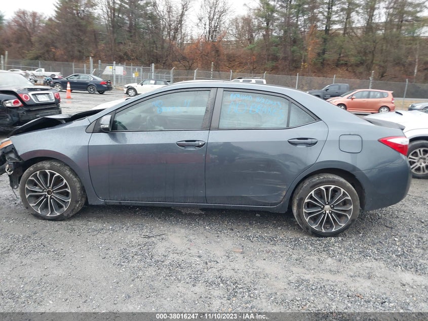 2014 Toyota Corolla S Plus VIN: 2T1BURHE4EC046445 Lot: 38016247