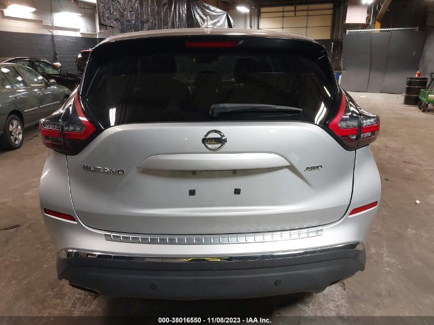 2020 Nissan Murano S Intelligent Awd VIN: 5N1AZ2AS7LN169098 Lot: 38016550