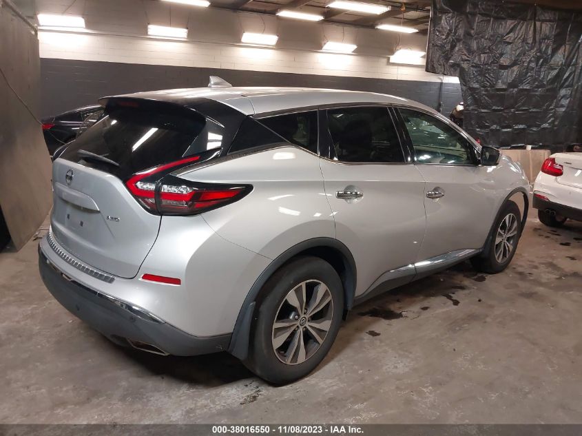 2020 Nissan Murano S Intelligent Awd VIN: 5N1AZ2AS7LN169098 Lot: 38016550