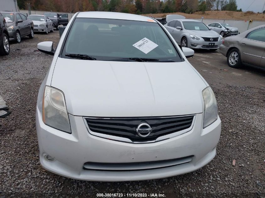 2012 Nissan Sentra 2.0 S VIN: 3N1AB6AP9CL766378 Lot: 38016723