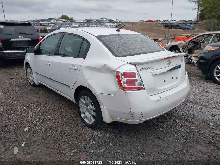 2012 Nissan Sentra 2.0 S VIN: 3N1AB6AP9CL766378 Lot: 38016723