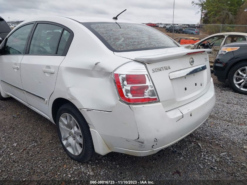 2012 Nissan Sentra 2.0 S VIN: 3N1AB6AP9CL766378 Lot: 38016723