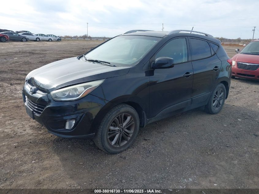 2014 Hyundai Tucson Se VIN: KM8JUCAGXEU857668 Lot: 38016730