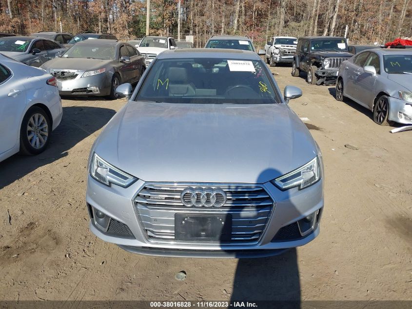 2019 Audi A4 45 Premium VIN: WAUENAF44KN005468 Lot: 38016828