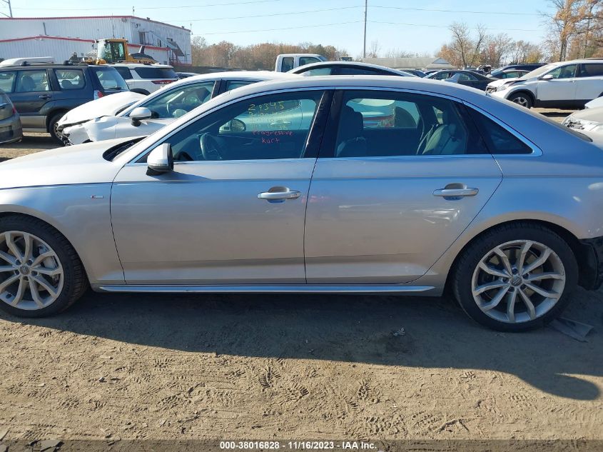 2019 Audi A4 45 Premium VIN: WAUENAF44KN005468 Lot: 38016828