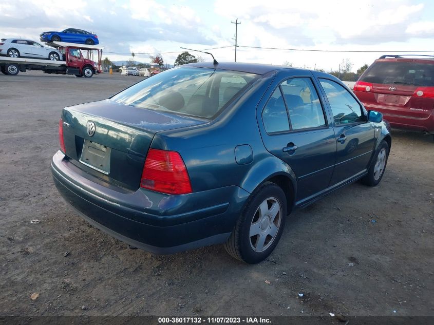 2001 Volkswagen Jetta Gls VIN: 3VWSK29M91M063811 Lot: 38017132