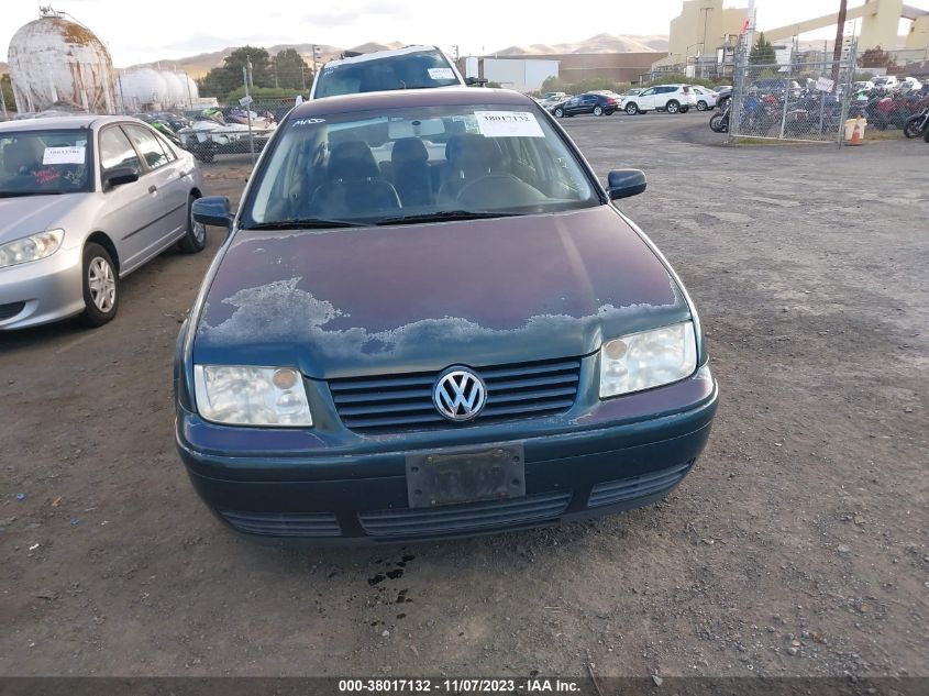 2001 Volkswagen Jetta Gls VIN: 3VWSK29M91M063811 Lot: 38017132