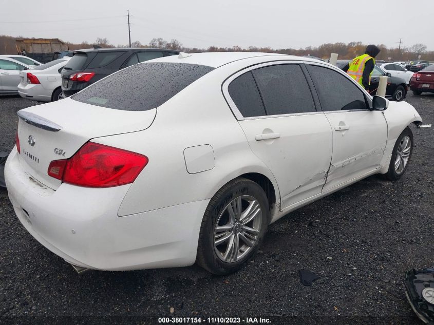 2013 Infiniti G37X X VIN: JN1CV6AR2DM763380 Lot: 38017154