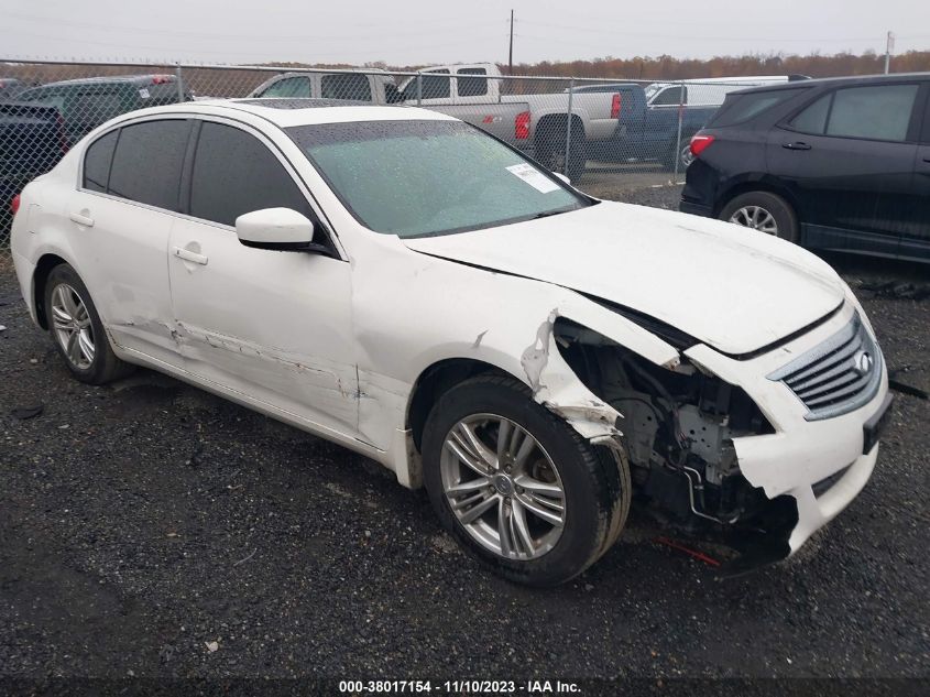 2013 Infiniti G37X X VIN: JN1CV6AR2DM763380 Lot: 38017154