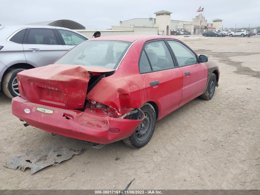 2001 Mitsubishi Mirage Es VIN: JA3AY26C61U015878 Lot: 38017161