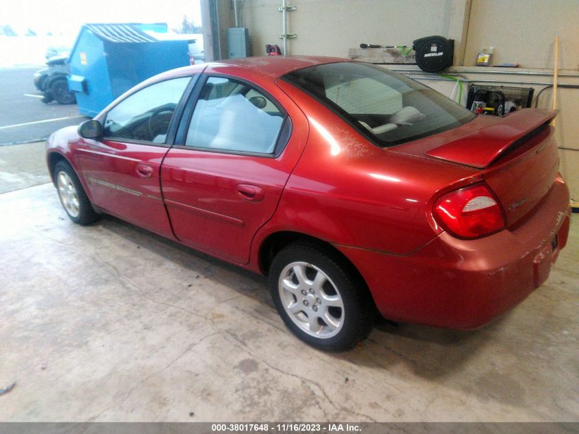 2004 Dodge Neon Sxt VIN: 1B3ES56C74D540721 Lot: 38017648