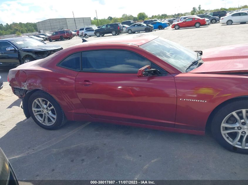 2014 Chevrolet Camaro 2Ls VIN: 2G1FA1E37E9206597 Lot: 38017887